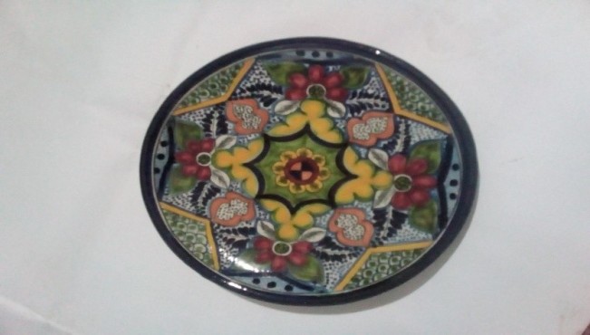 TALAVERA PLATO DE 25 CM DE DIAMETRO