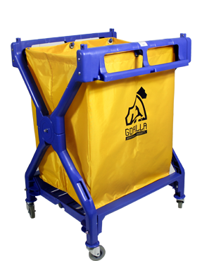 CARRO PLEGABLE CON BOLSA PARA LAVANDERÍA, GORILLA