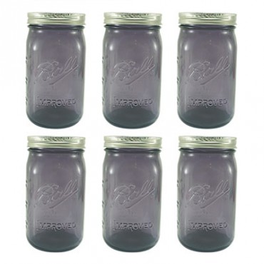 FRASCO PARA ENVASE MORADODE BOCA ANCHA 32oz MORADO BALL