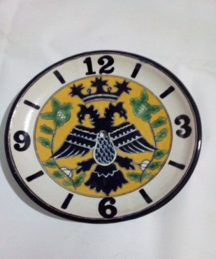 PLATO TALAVERA PARA RELOJ DE 25 CM