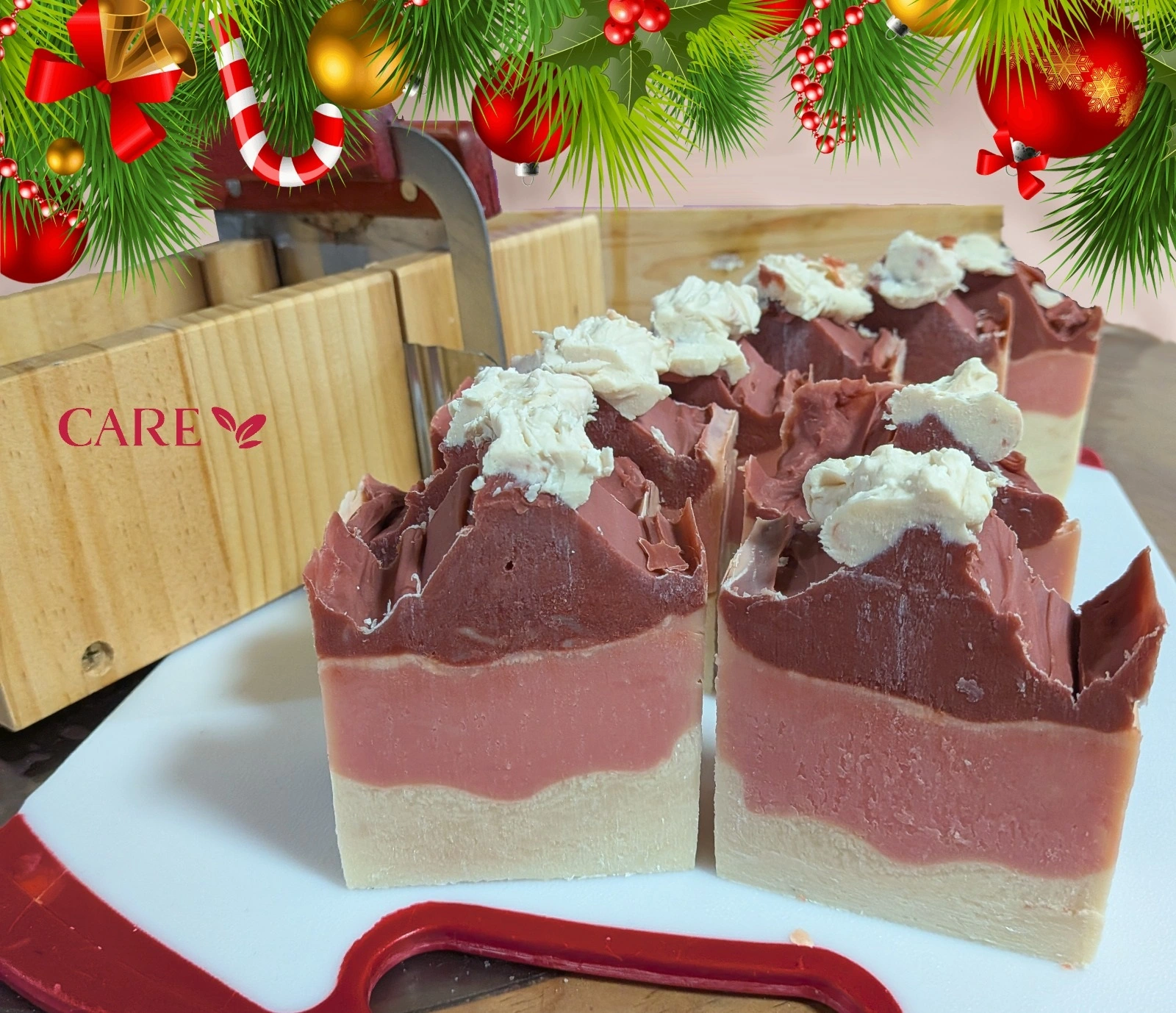 Jabon artesanal DE NAVIDAD