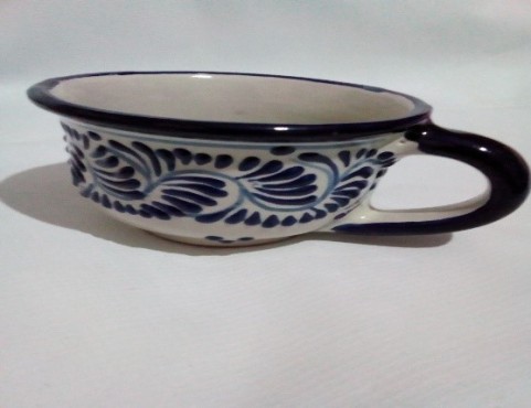 TALAVERA TAZA PARA CAFÉ DE 11 CM DE DIAMETRO