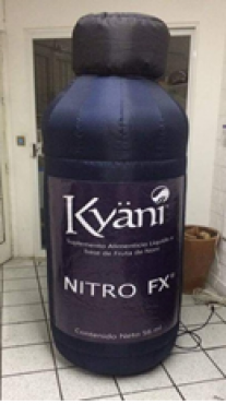 BEBIDA KYANI, PUBLICIDAD INFLABLE