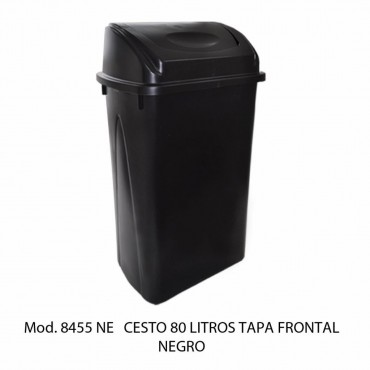 CESTO 80L NEGRO BALANCIN FRONTAL, SABLÓN
