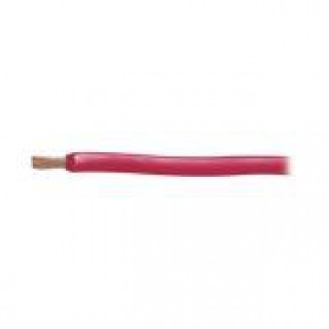 Cable 8 awg color rojo,Conductor de cobre suave cableado. Aislamiento de PVC, auto extinguible. BOBINA 100 MTS