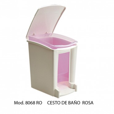 CESTO DE BASURA PARA BAÑO CON PEDAL, SABLON