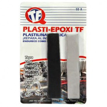 Plasti-Epoxy TF con carga de Acero, endurecen como el acero, con resinas epóxica