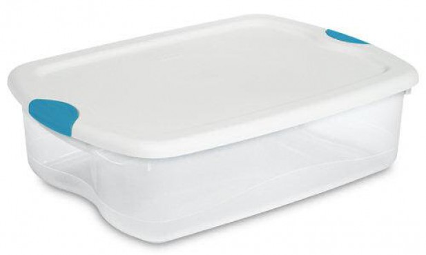 LATCH BOX 35 QTS / 33 L, CAJA DE PLÁSTICO STERILITE