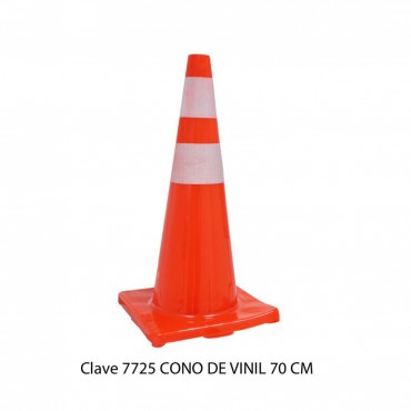 CONO VINIL C/REFLEJANTE 70 CM, SABLÓN