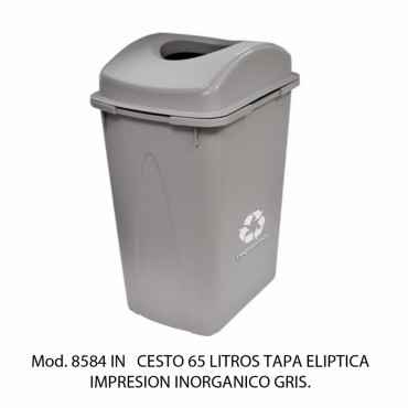 CESTO 65L TAPA ELIPTICA C/ IMP, SABLON