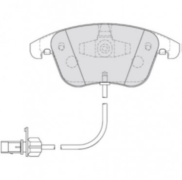 BALATA FRENO DE DISCO WAGNER PARA VOLKSWAGEN CC