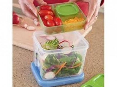 Hermértico con separación para productos