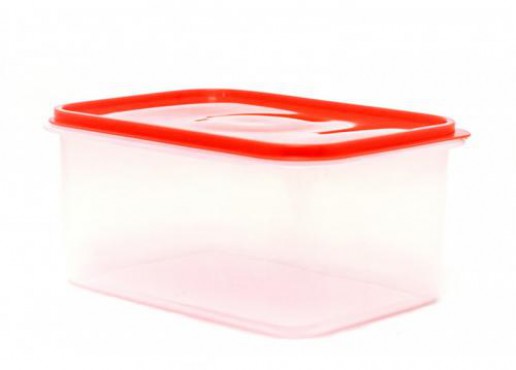Caja de Plastico Transparente No. 4 Con Tapa De 10 KG, EUROPLAST
