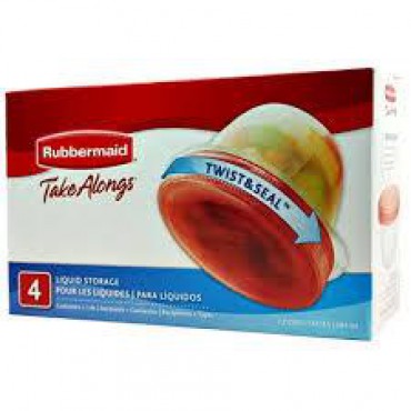 Juego de herméticos con tapa Rubbermaid