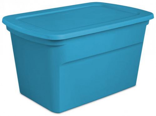 CAJA TOTE 30 GAL/114 L, CONTENEDOR PLÁSTICO, STERILITE