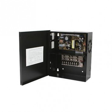 Fuente de poder para CCTV de 4 salidas a 12 Vcd. 5.2 Amp (Bajo pedido)