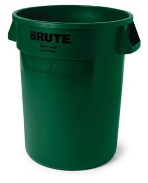 Bote para basura de plástico BRUTE 208 L, 