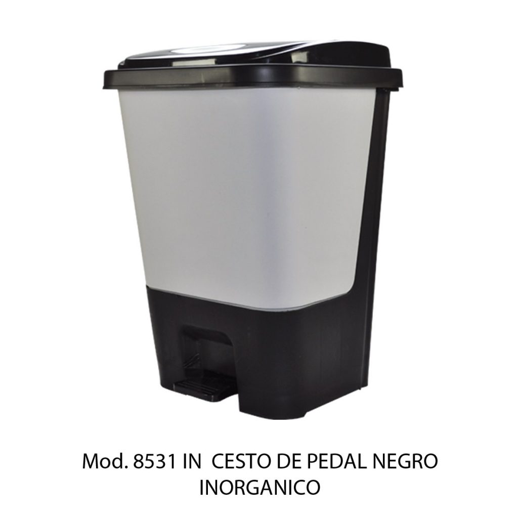 CESTO DE BASURA CON PEDAL, SABLON