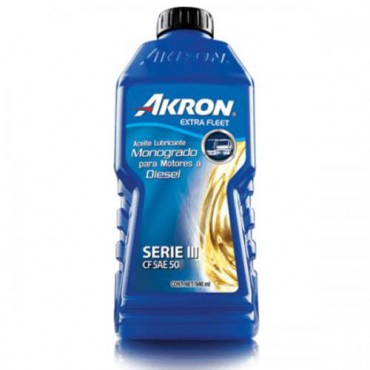 ACEITE DE MOTOR AKRON EXTRA FLEET API CF MONOGRADO DIESEL SAE 40