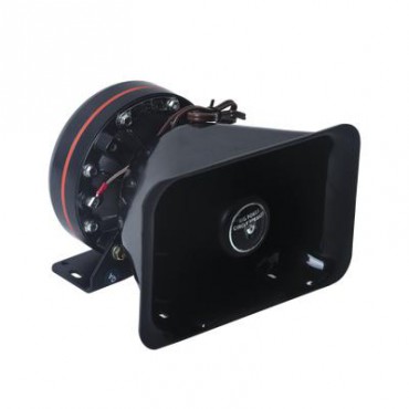 Bocina de uso Rudo, de 100 W, Alto Rendimiento y Base en Aluminio, 8 Ohms de Impedancia