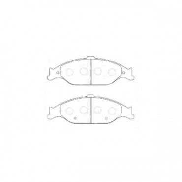 JUEGO DE BALATAS DELANTERAS WAGNER PARA FORD MUSTANG