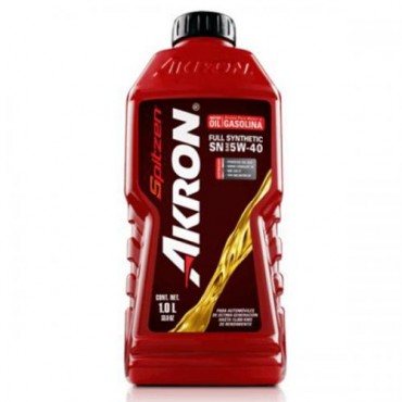 ACEITE DE MOTOR AKRON SINTETICO AKRON SPITZEN API SN SAE 5W-40