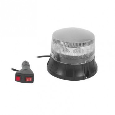 Burbuja LED giratoria color claro, 9 LEDs, montaje magnético