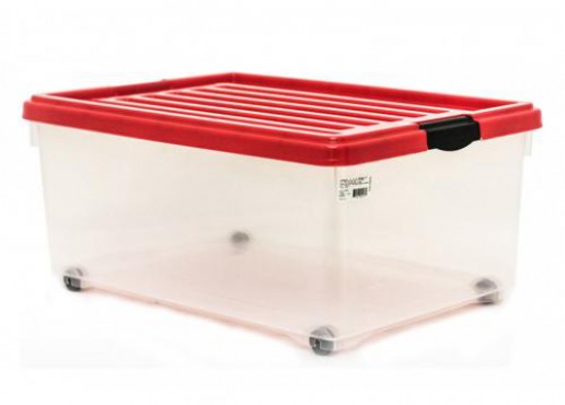 CAJA MÓNACO CHICA CON RUEDAS Y TAPA, EUROPLAST