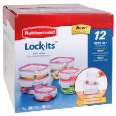 Juego de herméticos con tapa Rubbermaid