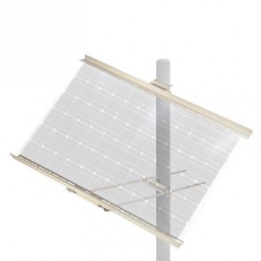 Montaje para poste para módulo WK5012 para 1 ó 2 módulos