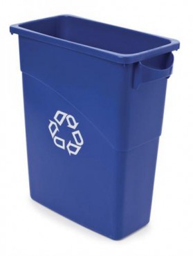 Contenedor Slim Jim® para reciclaje con asas