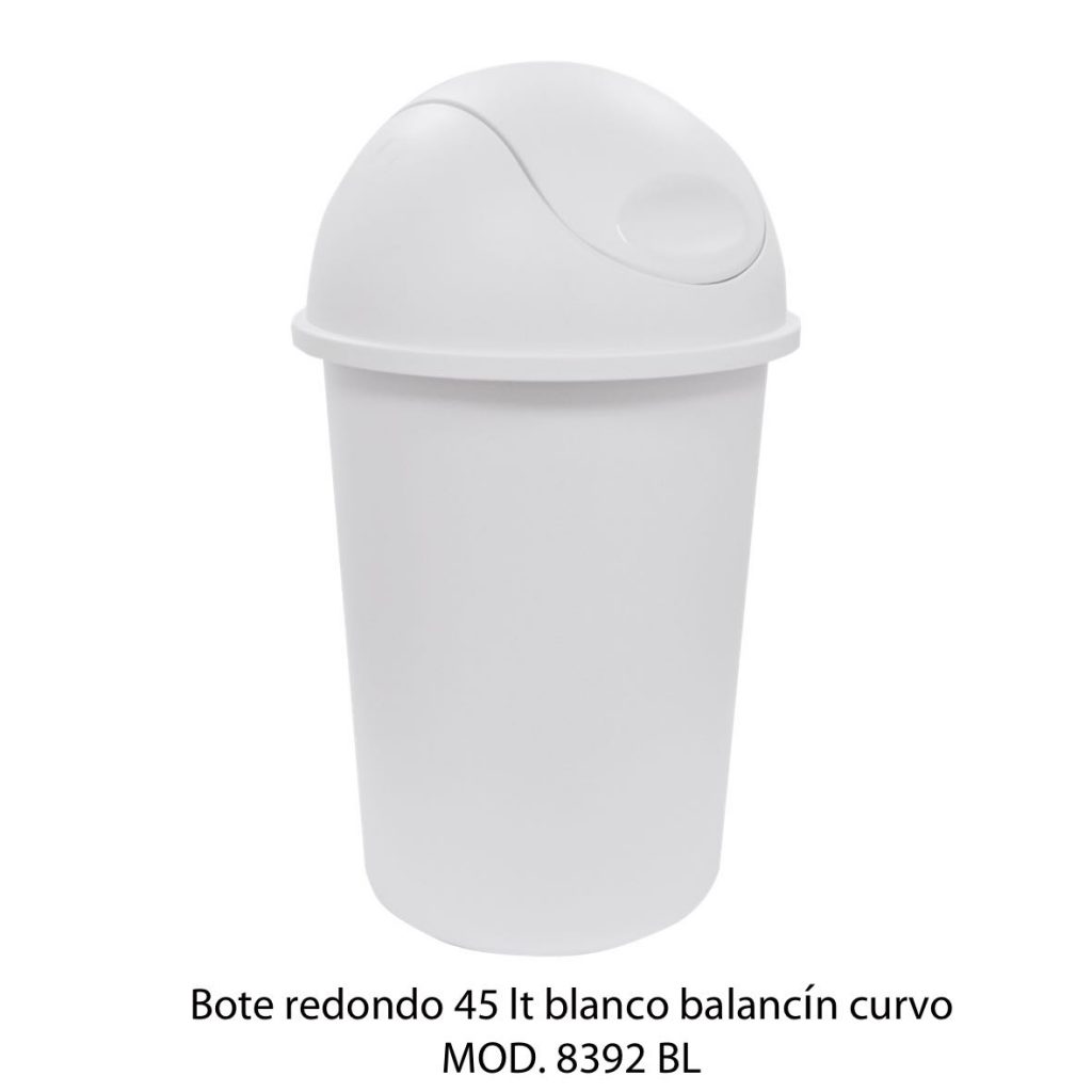 CESTO 45 LTS  REDONDO TAPA BALANCIN CURVO, SABLÓN
