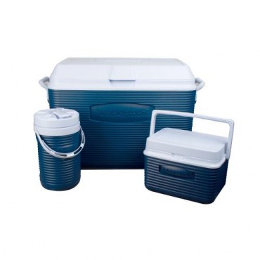 Combo de hielera de 45 QT en color  azul marino