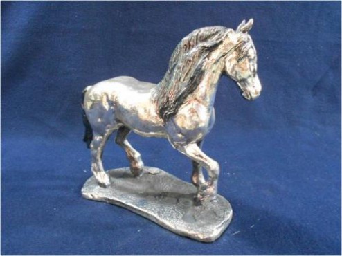 CABALLITO ANDALUZ ENTERO ARTESANÍAS EN PLATA