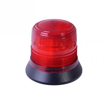 Burbuja brillante de 6 LEDs, color rojo, montaje magnético