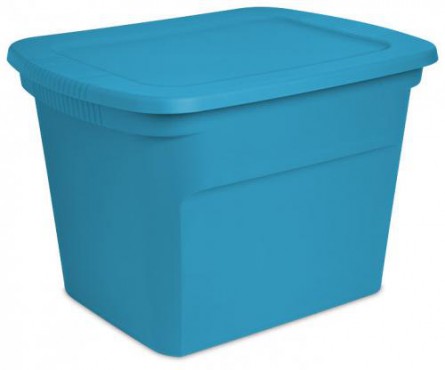CAJA TOTE 18 GAL/68 L, CAJA DE PLÁSTICO, STERILITE
