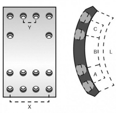 BALATA FRENOS DE BLOCK AMERICAN BRAKEBLOK  PARA CHEVROLET KODIAK