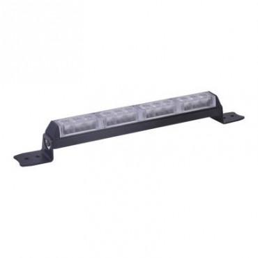 Barra de Luz de Advertencia con 8 Módulos Ámbar