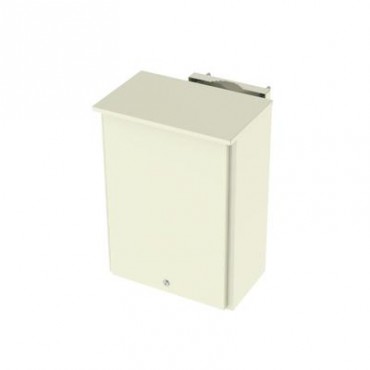 Gabinete de Lámina Galvanizada para 2 Baterías PL110D12 para Montaje en Poste