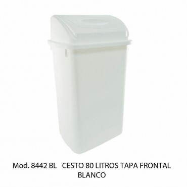 CESTO 80L BLANCO BALANCIN FRONTAL, SABLÓN