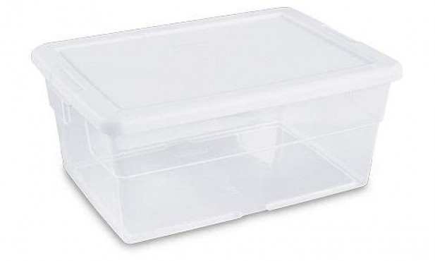 CAJA TRANSPARENTE 16QT / 15 LT, STERILITE