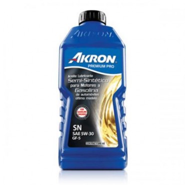 ACEITE DE MOTOR AKRON PREMIUM API SN SAE 5W-30