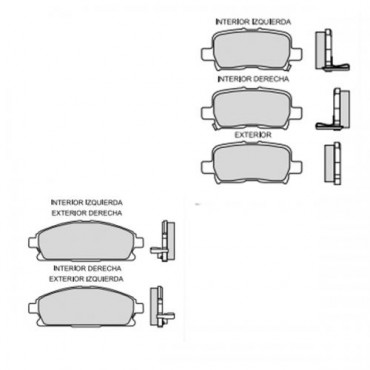 BALATA FRENO DE DISCO RAYBESTOS PARA ACURA MDX 
