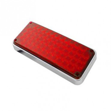 Luz de Advertencia Rojo Ideal para Ambulancias de 7X3