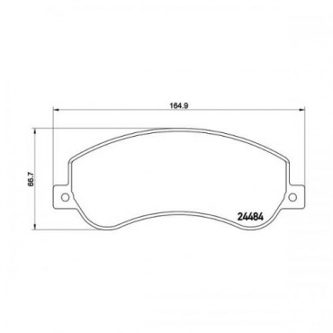 BALATA FRENO DE DISCO WAGNER PARA VOLKSWAGEN AMAROK