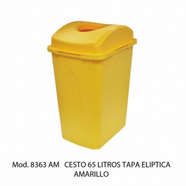 CESTO   65   LITROS   TAPA :  ELIPTICA, SABLON