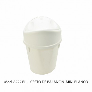 CESTO BALANCIN MINI BLANCO, SABLON