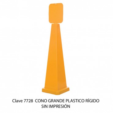 CONO RIGIDO GRANDE SIN IMPRESIÓN, SABLÓN