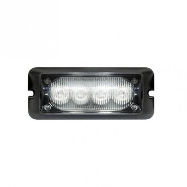 Luz auxiliar brillante con 4 LEDs, color claro, mica transparente