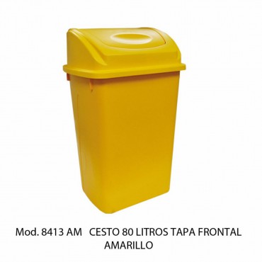 CESTO DE BASURA CON BALANCIN FRONTAL, SABLON